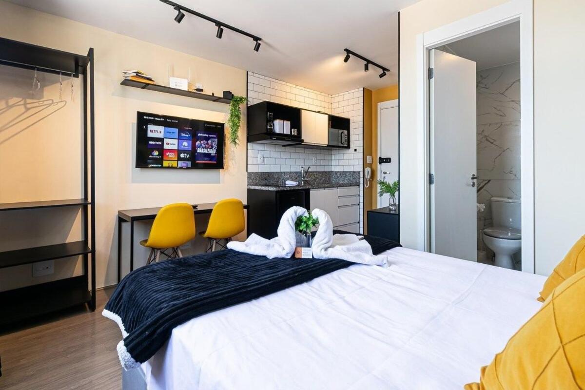 Esplendido Studio No Bras Com Piscina/metro Bras Apartamento